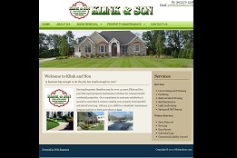 Klink & Son Website Design