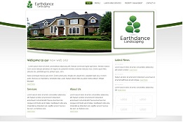 Earthdance Landscaping Website Design
